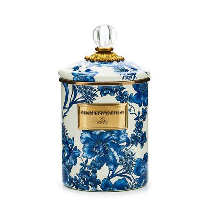 Royal English Garden Enamel Canisters